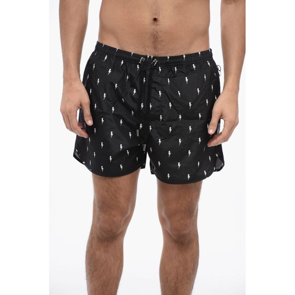 Nylon Boxer MICRO BOLTS Swim Trunks